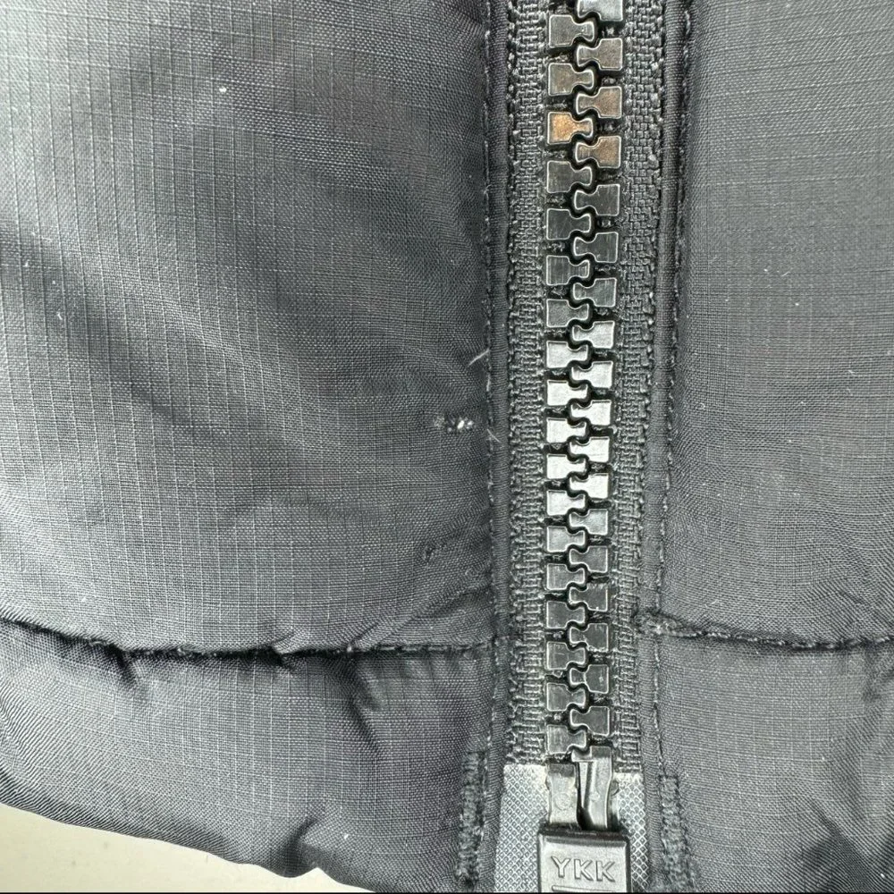 The North Face‎ Nuptse Black Goose Down Full Zip 700 Puffer Jacket Vest Men's L